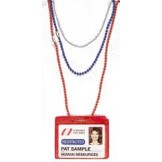 Solid Color 4mm Plastic Beaded Neck Chain-38in - 100 Pack